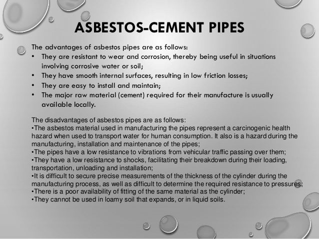 Asbestos Cement Pipe Weight Chart