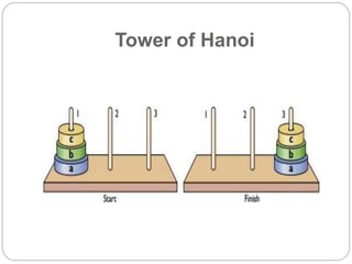 Tower of Hanoi
 