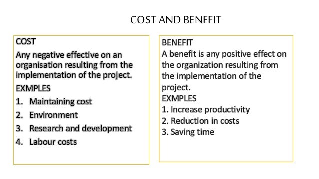 the importance and benefits of the cost benefit analysis cba When the alternative with the lowest discounted cost provides the highest discounted benefits, reliability of the results obtained from the cost-benefit analysis. the importance and benefits of the cost benefit analysis cba When the alternative with the lowest discounted cost provides the highest discounted benefits, reliability of the results obtained from the cost-benefit analysis.