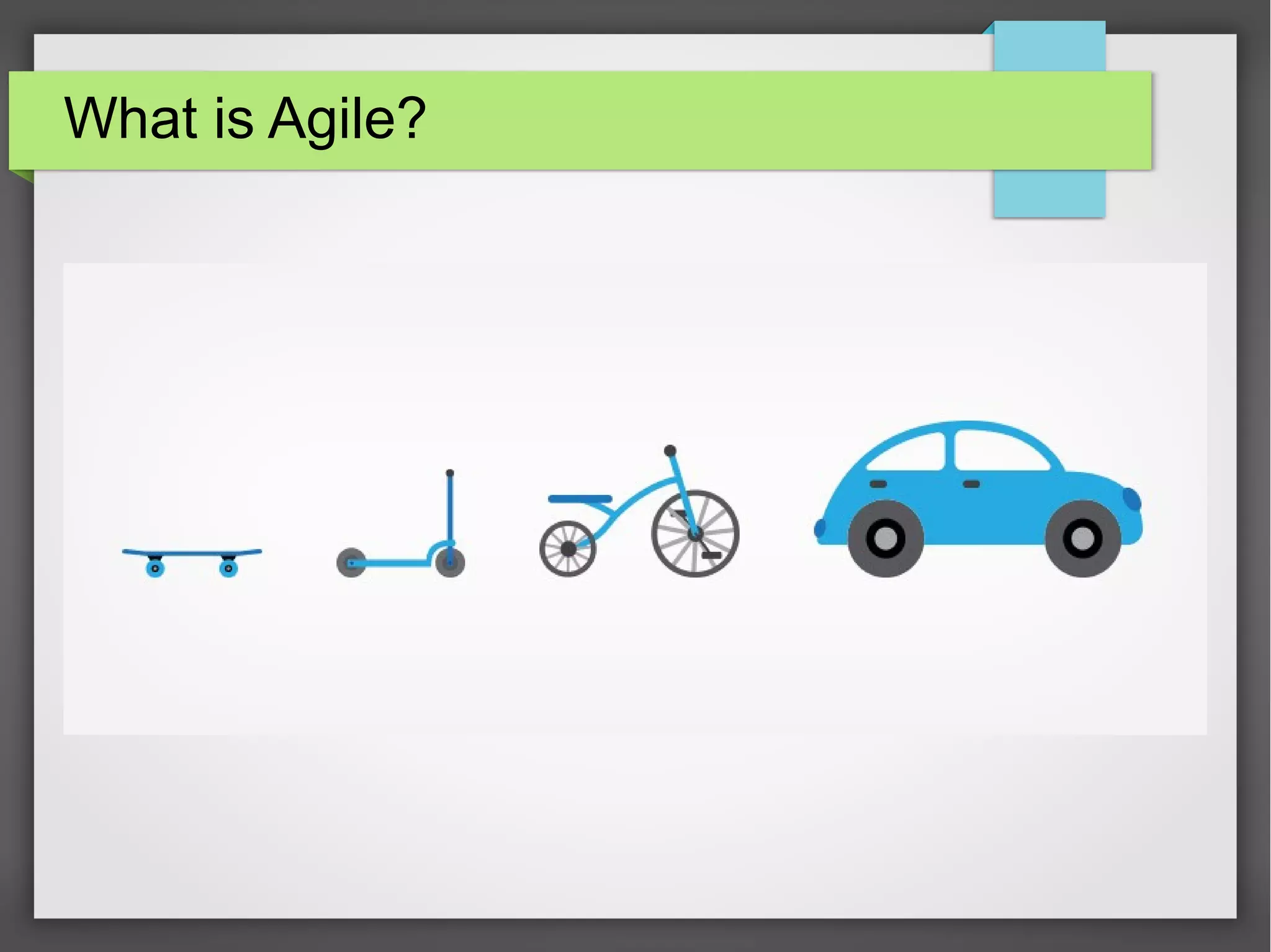 What is Agile?
 