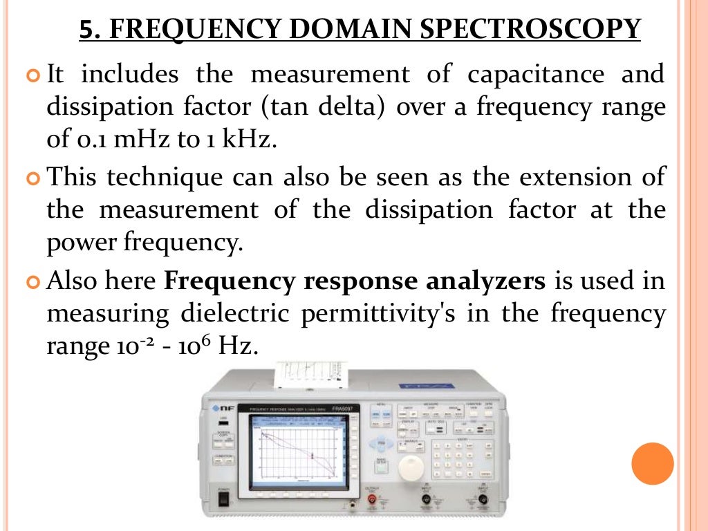 Dielectric Spectroscopy in Time and Frequency Domain