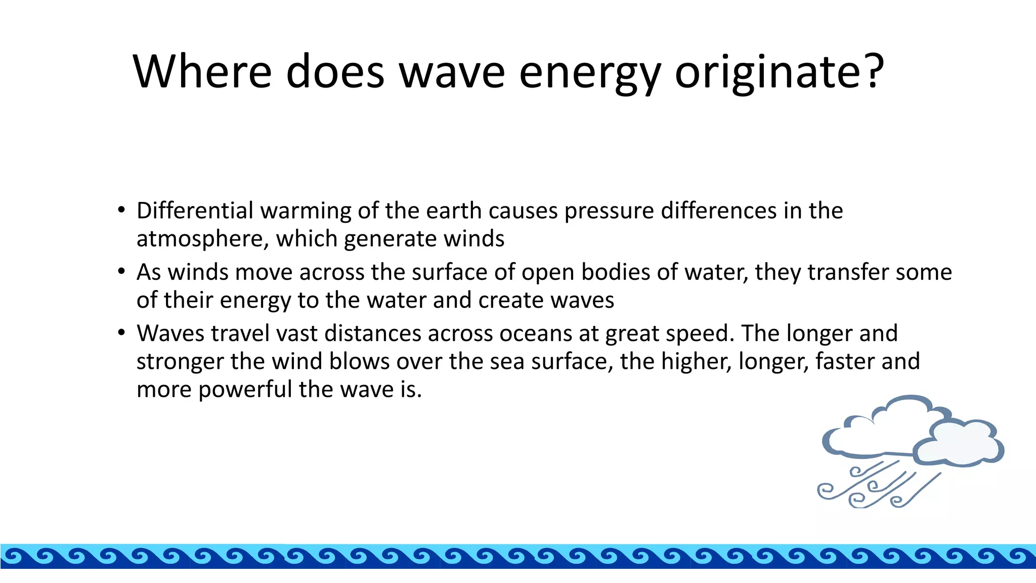 Power generation through waves | PPTX