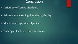 Sorting Algorithms | PPT