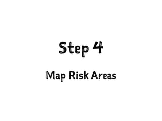 Step 4
Map Risk Areas
 