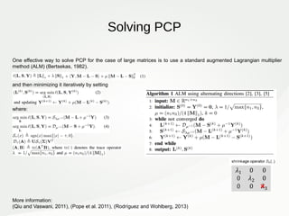 Recent advances on low-rank and sparse decomposition for moving object ...