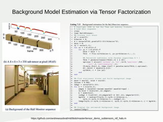 Recent advances on low-rank and sparse decomposition for moving object ...