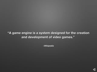 Famous Game EnginesFamous Game Engines
• Dunia EngineDunia Engine
• Hero EngineHero Engine ((star wars the old republicsta...