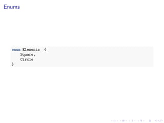 .
.
.
.
.
.
.
.
.
.
.
.
.
.
.
.
.
.
.
.
.
.
.
.
.
.
.
.
.
.
.
.
.
.
.
.
.
.
.
.
Enums
enum Elements {
Square,
Circle
}
 