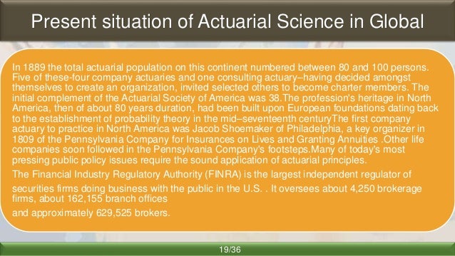 actuarial science