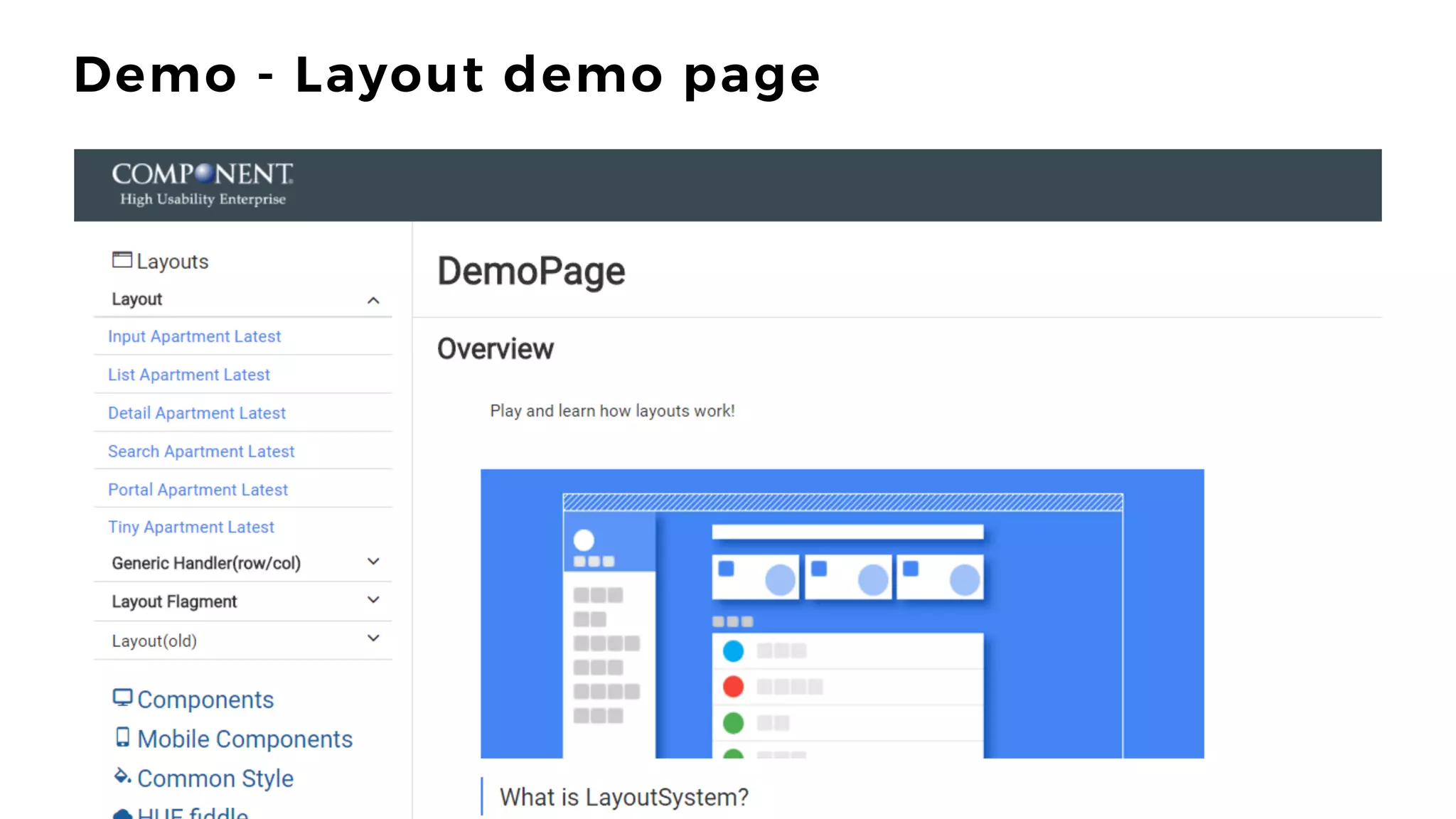 23
Demo - Layout demo page
 