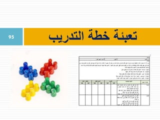 ‫التدريب‬ ‫خطة‬ ‫تعبئة‬95
 