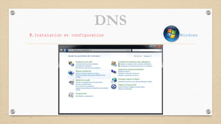 DNS
5.Instalation et configuration Windows
 
