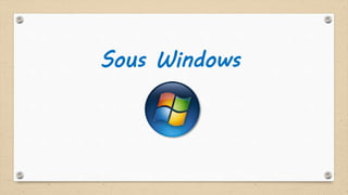 Sous Windows
 