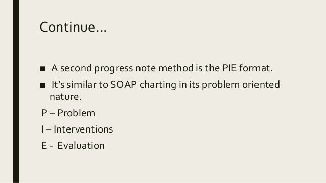 documentation in nursing pie charting system nursing