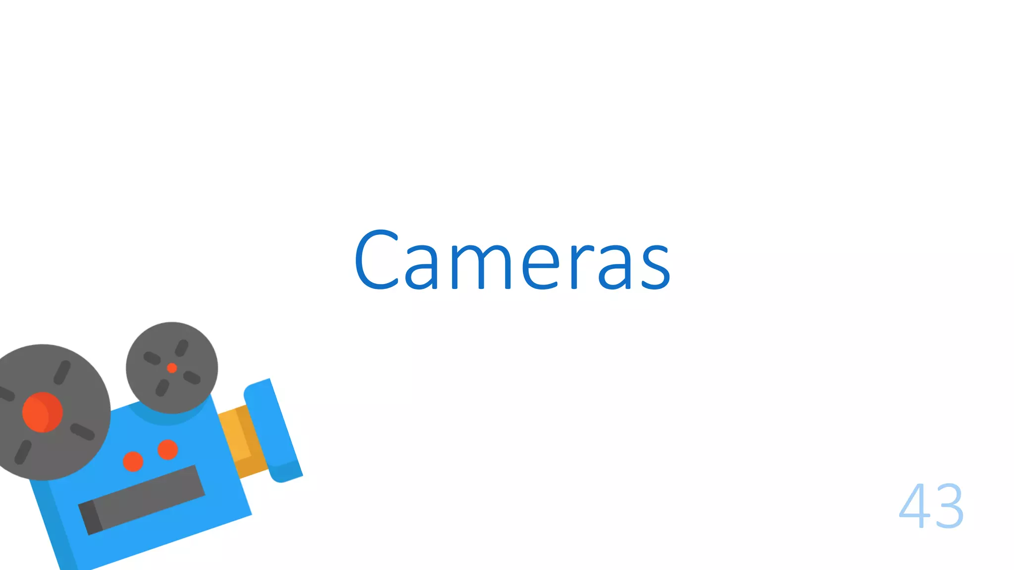 Cameras
43
 