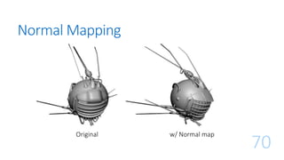 Normal Mapping
70
Original w/ Normal map
 