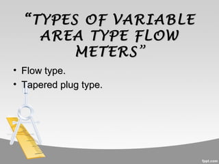 Flowmeters | PPT