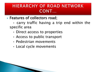Academic Presentation On Road Network | PPTX