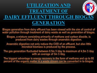 Effluent treatment schematics for Dairy industries | PPTX