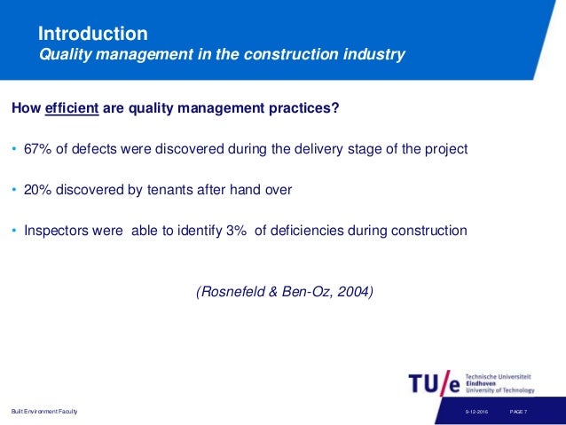 Dissertation on construction defects