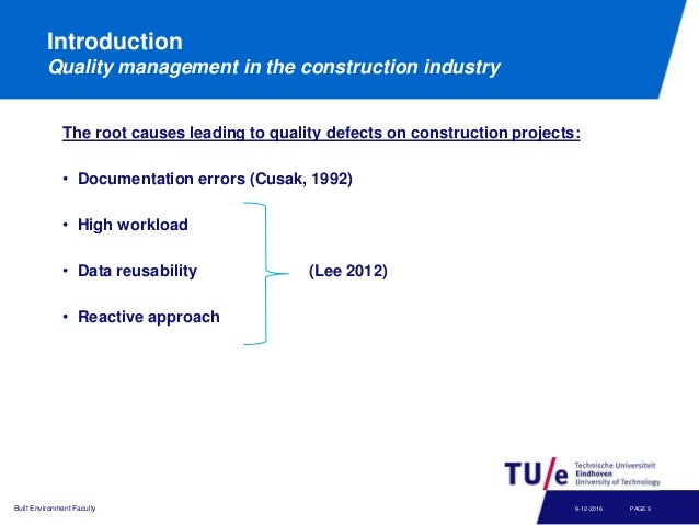 Dissertation on construction defects
