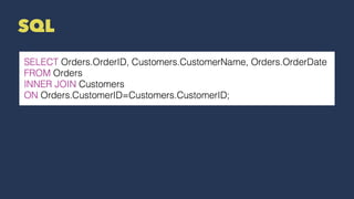 SQL
 