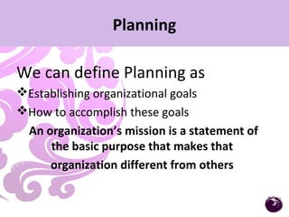 Basic Functions Of Management | PPT