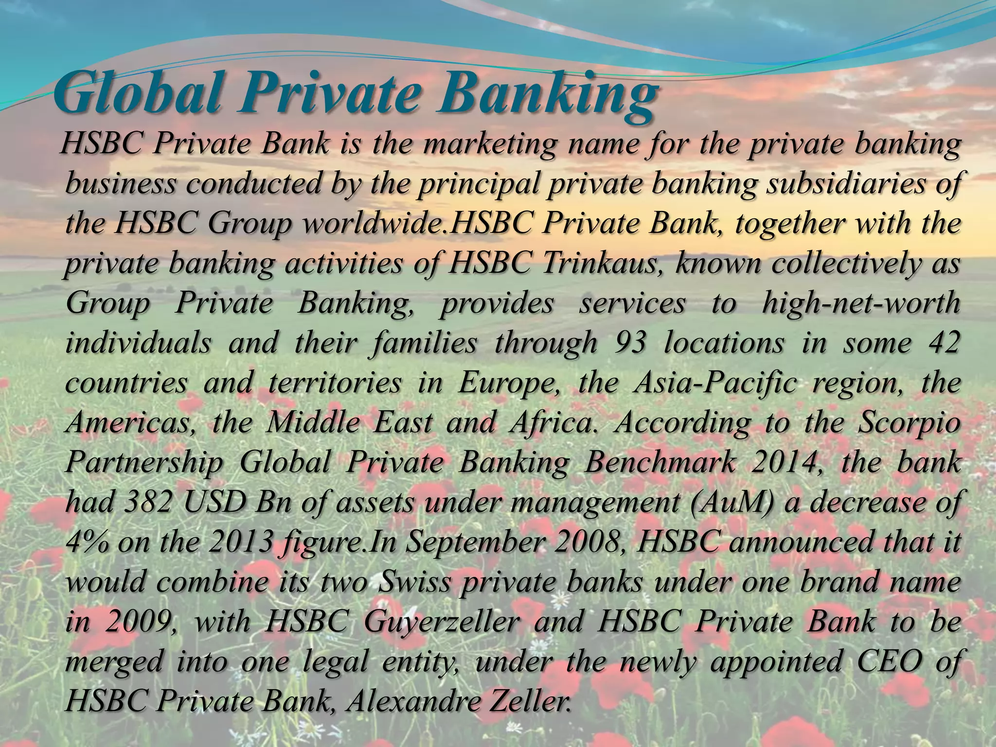 Hsbc Activities Case study on HSBC Bank | PPTX