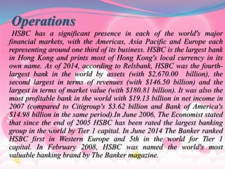 Case study on HSBC Bank | PPTX