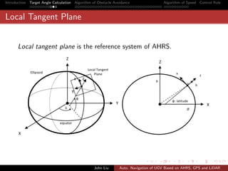 Autonomous Navigation of UGV Based on AHRS, GPS and LiDAR | PDF