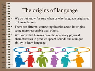 Communication skills about language | PPT