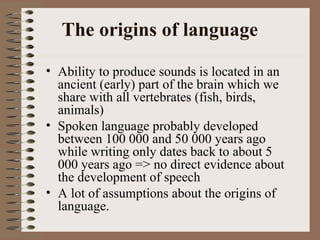 Communication skills about language | PPT