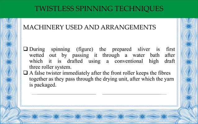 Different Spinning Techniques | PPTX | Needlework | Arts and Crafts