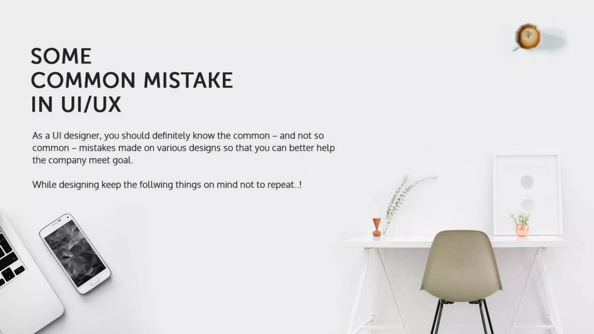 Common mistakes in UI/UX | PPTX