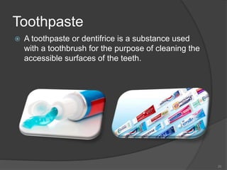 Toothpaste References buidings blocks for formulation of shampoo, toothpaste and creams | PPTX