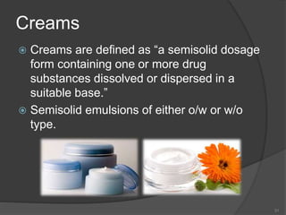 buidings blocks for formulation of shampoo, toothpaste and creams | PPTX