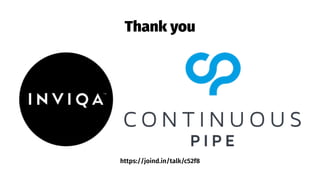 Thank you
https://joind.in/talk/c52f8
 