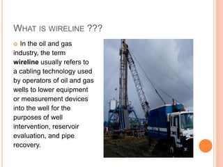 Wireline Operations | PPTX