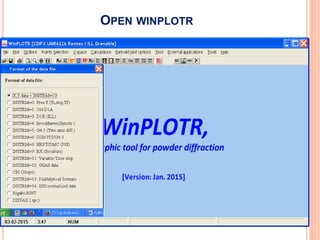 OPEN WINPLOTR
 