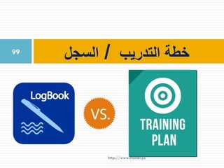 ‫التدريب‬ ‫خطة‬/‫السجل‬99
http://www.trainer.ps
 