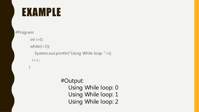 Loop(for, while, do while) condition Presentation