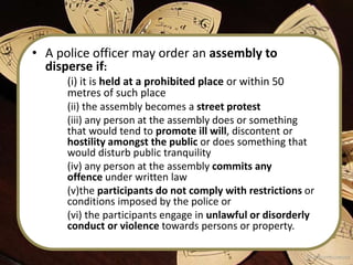 UNLAWFUL ASSEMBLY IN MALAYSIA BEFORE AND AFTER 2012 | PPTX