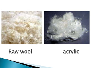 Raw wool acrylic
 