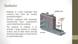 Mekanisme Radiator Cooling System in Automobile | PPTX