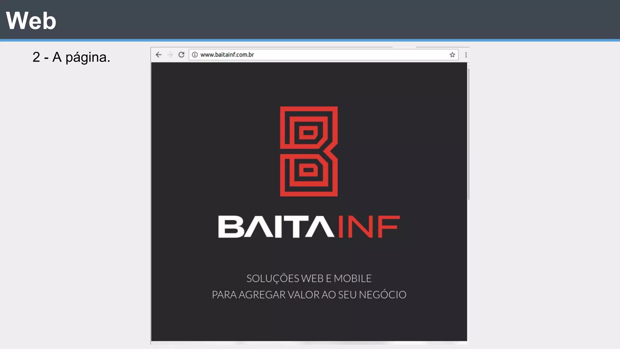 Web 2 - A página. 