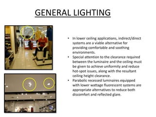 lighting in retail and commercial space | PPTX