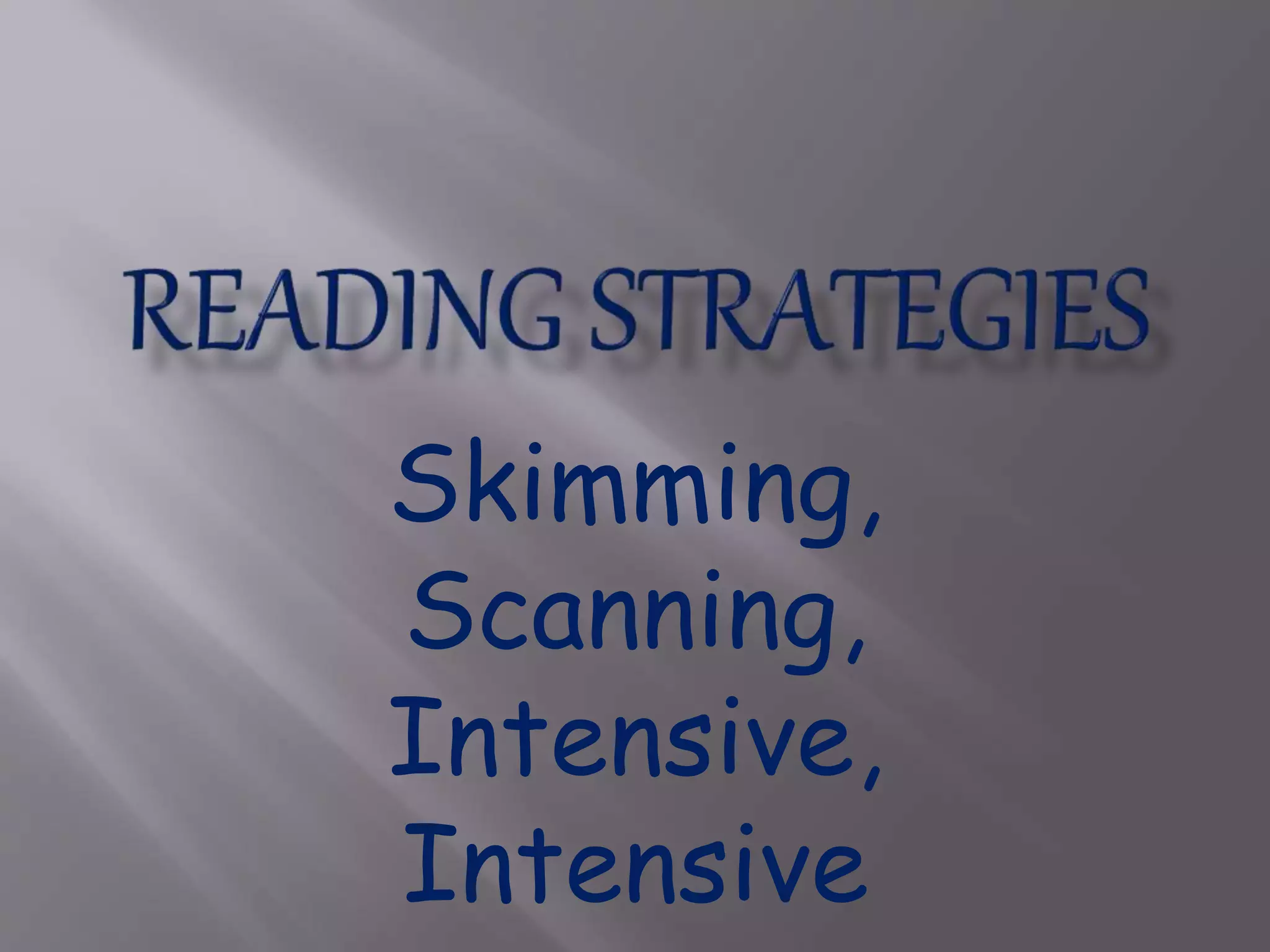 reading strategies | PPTX