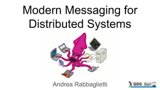 Modern Messaging for
Distributed Systems
Andrea Rabbaglietti
 