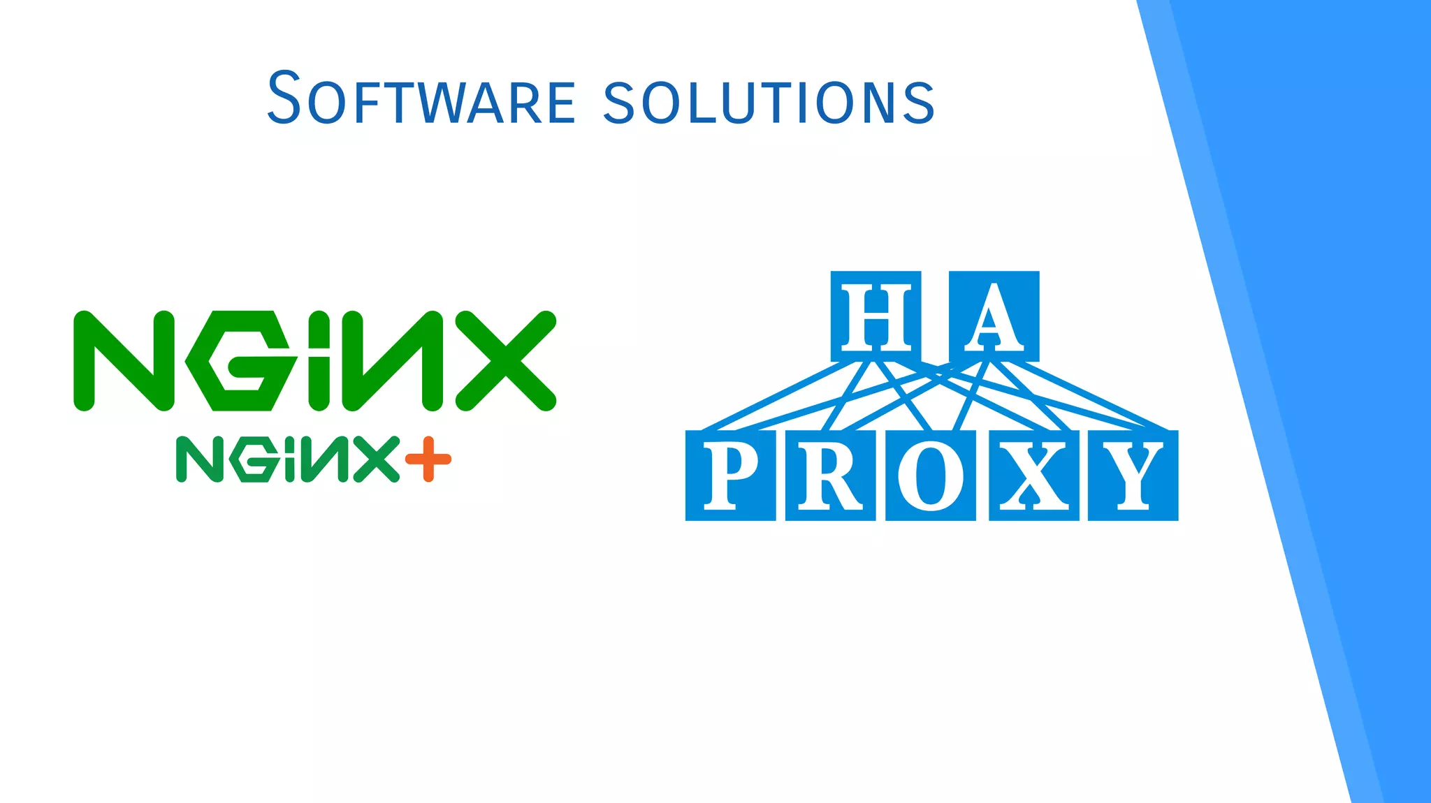 Software solutions
 
