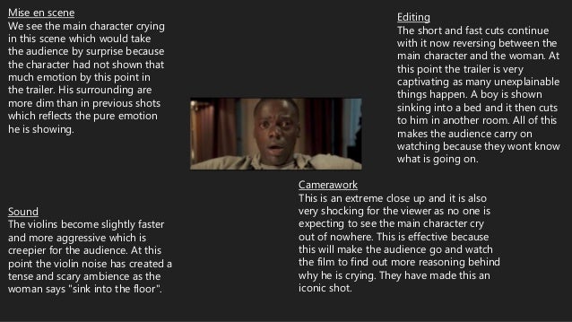 Textual Analysis Of A Teaser Trailer Get Out